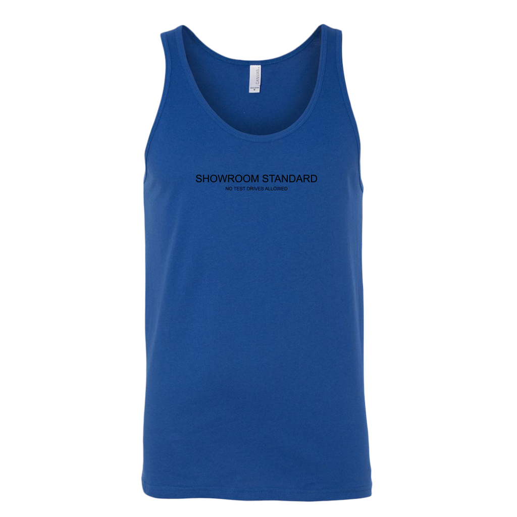 Showroom Standard  NTD Unisex Tank BLK print