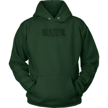 Load image into Gallery viewer, Grateful Unisex Hoodie BLK Print
