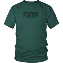 Load image into Gallery viewer, Grateful Unisex Shirt BLK Print
