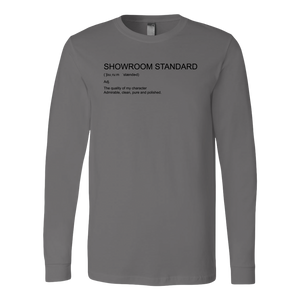 WMNS Showroom Standard Def Long Sleeve BLK print