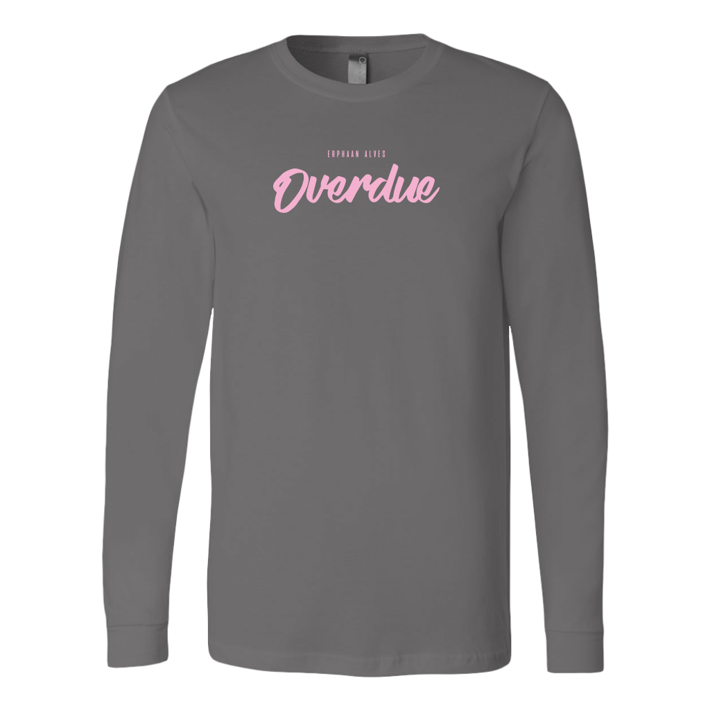 Overdue Long Sleeve PINK print