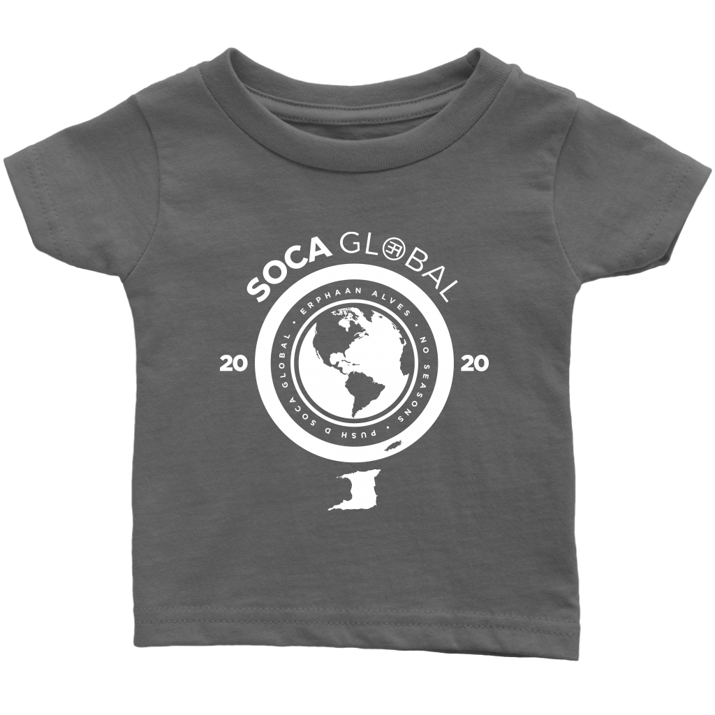 Soca Global Infant T-Shirt WHITE print