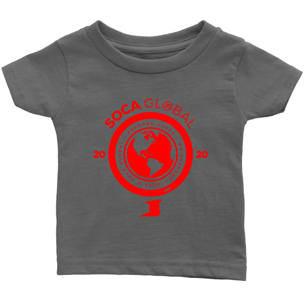 Soca Global Infant T-Shirt RED print