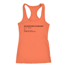 Load image into Gallery viewer, Showroom Standard  Def Racerback Tank BLK print
