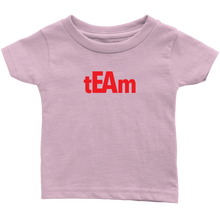 Load image into Gallery viewer, tEAm Infant T-Shirt  RED Print
