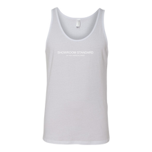 Load image into Gallery viewer, Showroom Standard  NTD Unisex Tank WHITE print
