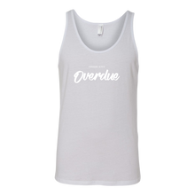 Load image into Gallery viewer, Overdue Unisex Tank WHITE print
