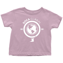 Load image into Gallery viewer, Soca Global Toddler T-Shirt WHITE print
