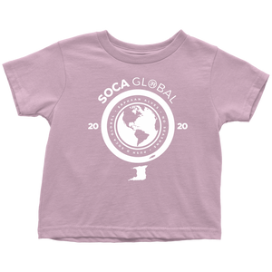 Soca Global Toddler T-Shirt WHITE print