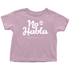 No Habla Toddler T-Shirt White print