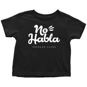 No Habla Toddler T-Shirt White print