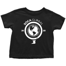 Load image into Gallery viewer, Soca Global Toddler T-Shirt WHITE print
