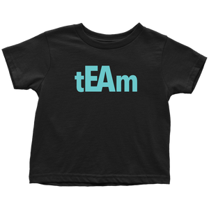 tEAm Toddler T-Shirt  BLACK Print