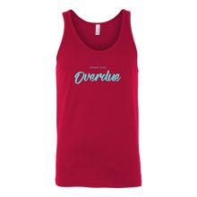 Load image into Gallery viewer, Overdue Unisex Tank TURQ print
