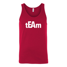 Load image into Gallery viewer, tEAm Unisex Tank WHITE print
