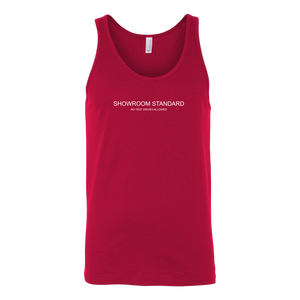 Showroom Standard  NTD Unisex Tank WHITE print