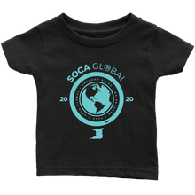 Load image into Gallery viewer, Soca Global Infant T-Shirt TURQ print
