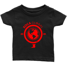 Load image into Gallery viewer, Soca Global Infant T-Shirt RED print
