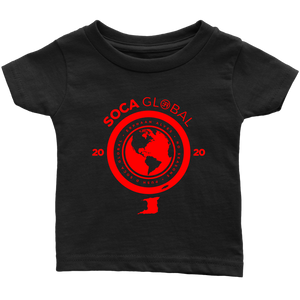 Soca Global Infant T-Shirt RED print