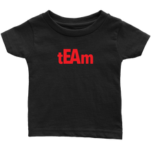 Load image into Gallery viewer, tEAm Infant T-Shirt  RED Print
