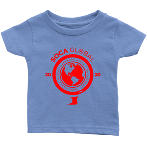 Soca Global Infant T-Shirt RED print