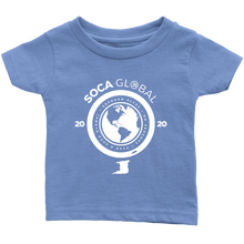 Load image into Gallery viewer, Soca Global Infant T-Shirt WHITE print
