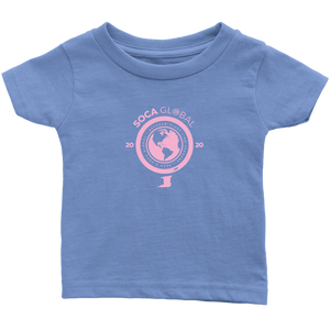 Soca Global Infant T-Shirt PINK print