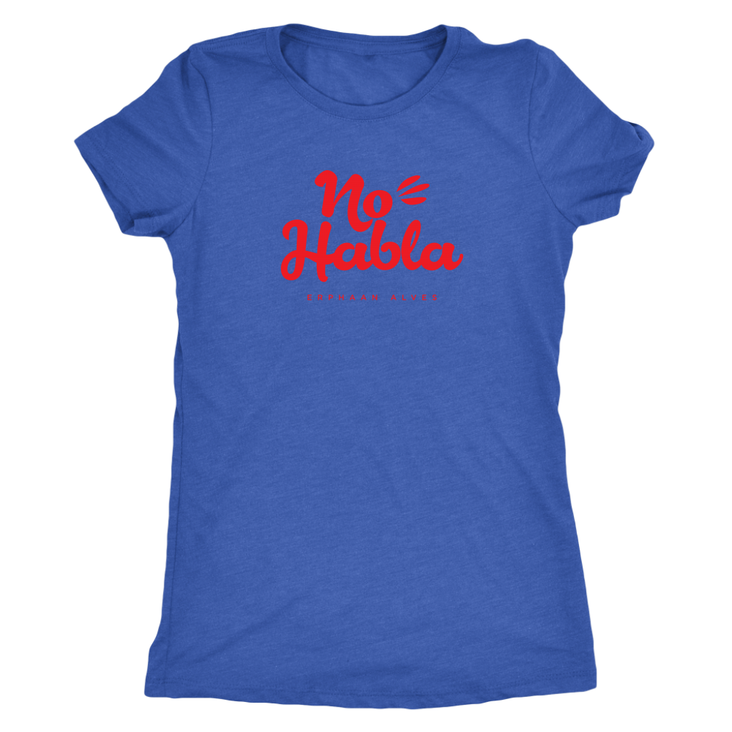 No Habla RED print Womens