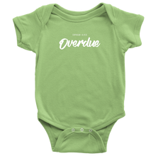 Load image into Gallery viewer, Overdue Baby Bodysuit SS WHITE print
