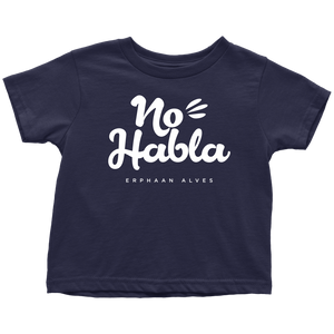 No Habla Toddler T-Shirt White print