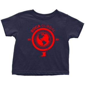 Soca Global Toddler T-Shirt RED print