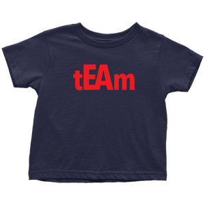 tEAm Toddler T-Shirt  BLACK Print