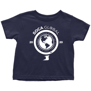 Soca Global Toddler T-Shirt WHITE print