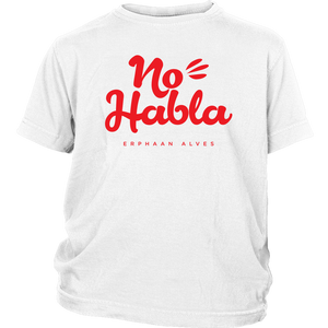 No Habla Youth Shirt Red print