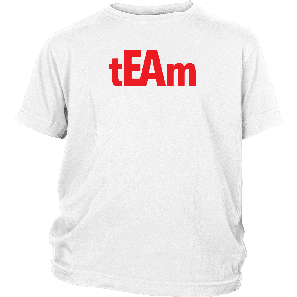 tEAm Youth T-Shirt  BLACK Print