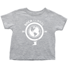 Load image into Gallery viewer, Soca Global Toddler T-Shirt WHITE print
