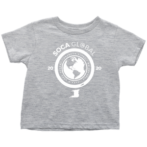 Soca Global Toddler T-Shirt WHITE print