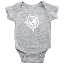 Load image into Gallery viewer, Soca Global Baby Bodysuit  WHITE  print
