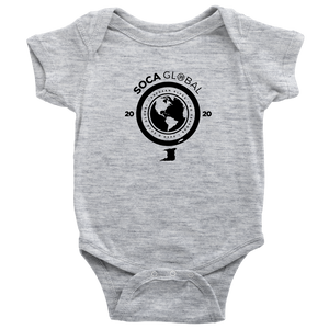 Soca  Global Baby Bodysuit BLACK print