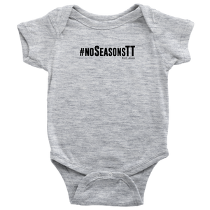 No Seasons Baby Bodysuit SS BLACK print