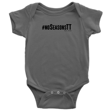 Load image into Gallery viewer, No Seasons Baby Bodysuit SS BLACK print
