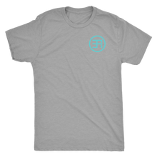 Load image into Gallery viewer, EA Small TURQ Print  Triblend tee

