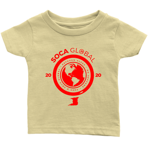 Soca Global Infant T-Shirt RED print