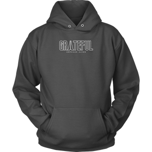 Grateful Unisex Hoodie WHITE Print