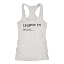 Load image into Gallery viewer, Showroom Standard  Def Racerback Tank BLK print
