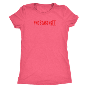 No Seasons RED Print Womens