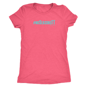No Seasons TURQ Print Womens