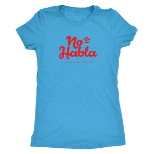 No Habla RED print Womens