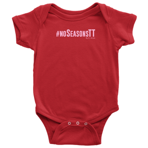 No Seasons Baby Bodysuit SS PINK print