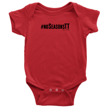 Load image into Gallery viewer, No Seasons Baby Bodysuit SS BLACK print
